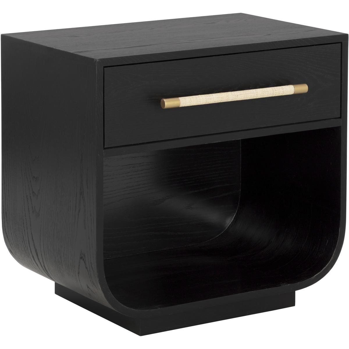SUNPAN 110984 Tarrant 28 X 26 inch Black Night Stand